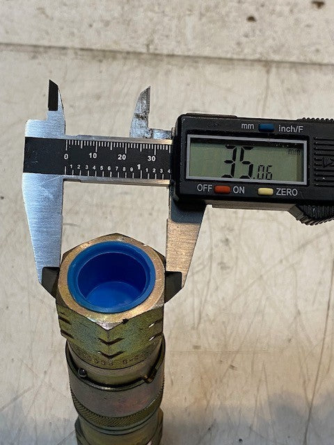 Safeway FF491-6 Hydraulic Quick Connect 5-1/4" Long 37mm OD