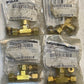 4 Qty of Ecolab Compression Tee Fittings TEE BR 5/8 x 1/8 FNPT BRS PK (4 Qty)