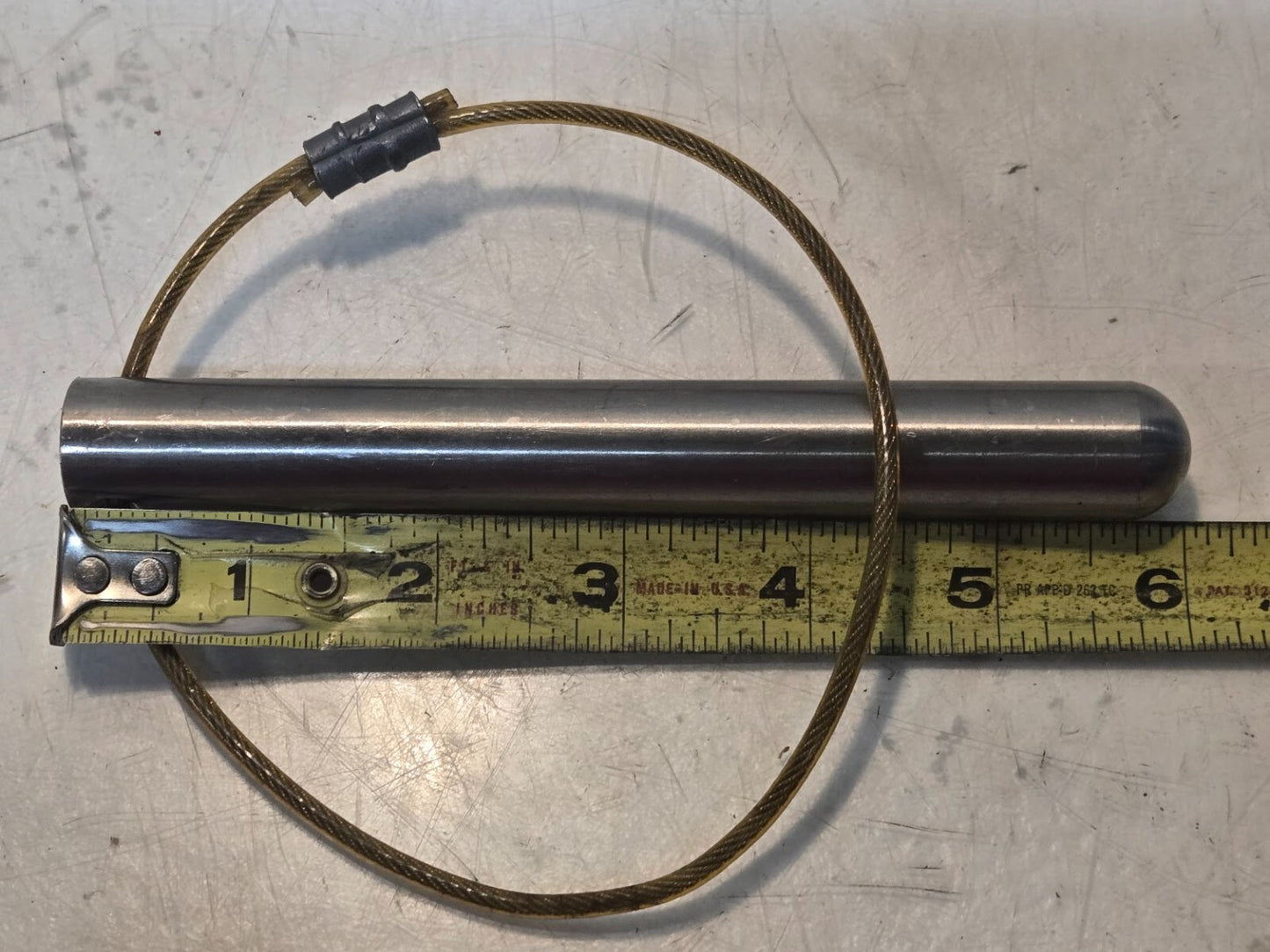 2 Quantity of Headless Straight Pins 16A11125-9 6" Long 3/4" Diameter (2 Qty)