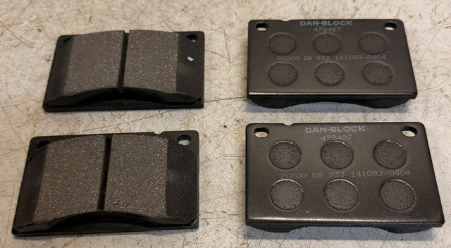 Danblock 478487 Front Brake Pad Set Automotive Disc Brake Friction Pads Assembly