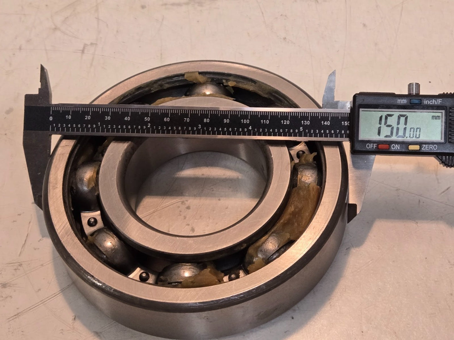 RBI Deep Groove Ball Bearing 6314-2RS | 150 mm x OD 70 mm Bore x 35 mm Thick