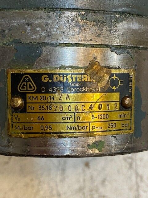 G. Duster Hydraulic Motor D4332 Sprockhovel 2000C4012 | C4012