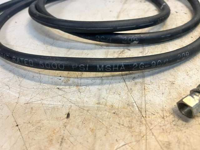 Aeroquip Hydraulic Hose Assembly FC41C-04 | MSHA 2G-9C/1209 5000 PSI Rated 13ft