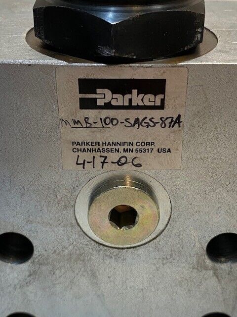 Parker Motor Control Solenoid Valve MMB-100-SAGS-87A | 360723