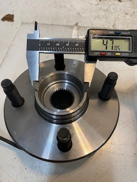 Front Wheel Bearing & Hub Assembly PCAP 513204 B25 | 30mm Bore 47mm Bore