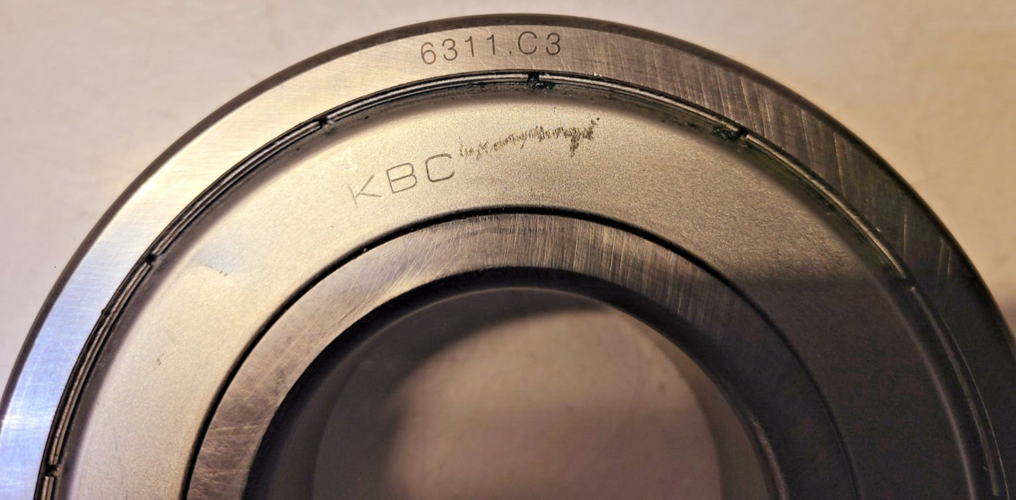 KBC Deep Groove Single Row Ball Bearing 6311Z | 6311.C3 | H0329-1013