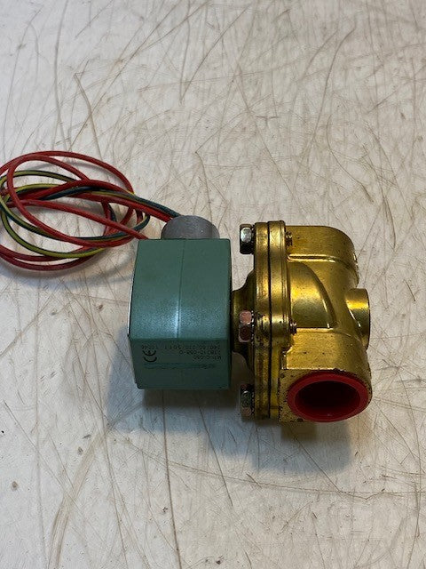 ASCO 8210G009 24/60AC 2-Way Brass 3/4 In Solenoid Valve Normally Closed