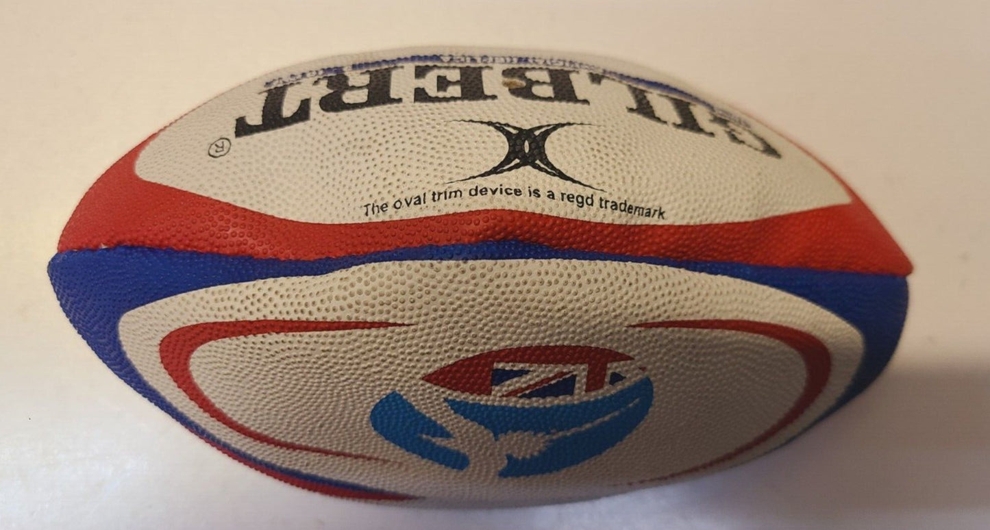 5 Qty. of Gilbert Replica Mini Rugby Official Balls 9-10 PSI (5 Qty)