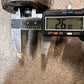 Hydraulic Cylinder Rod For Trencher Or Skid Steers 44in Length Steel Ram Shaft