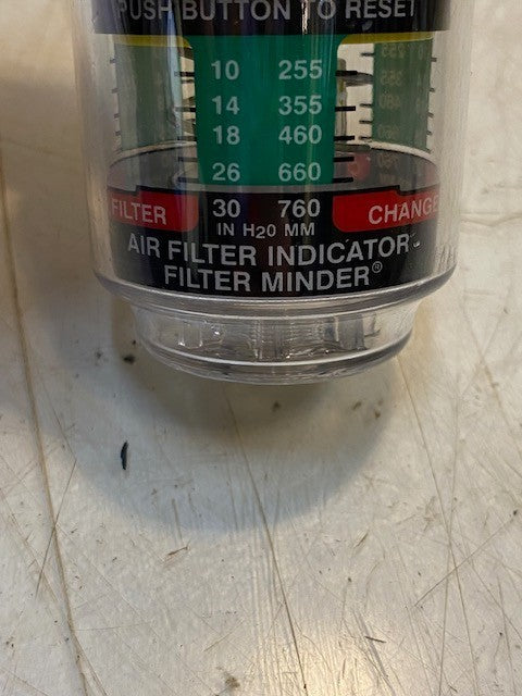 DONALDSON 136501-12530 INDICATOR AIR FILTER MINDER RESTRICTION GAUGE