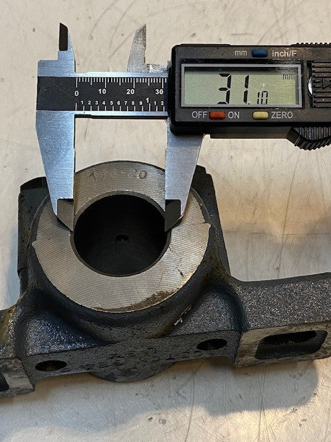 Pillow Block PPB-20 | 6" Long 2-1/2" Wide 31mm Bore