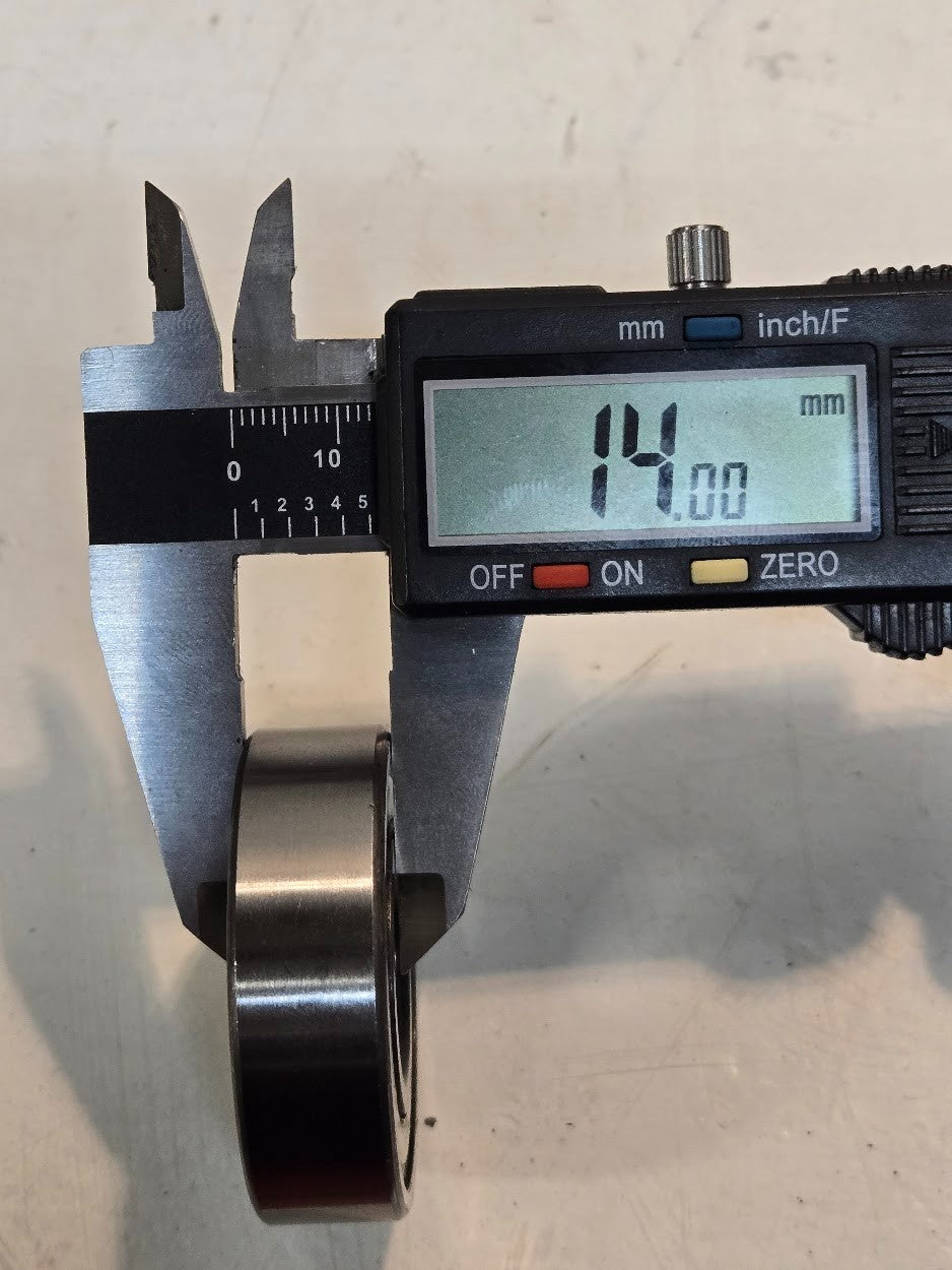 2 Quantity of SST Ball Bearings Metal Shielded 6204ZZC3 | 47 mm OD (2 Qty)