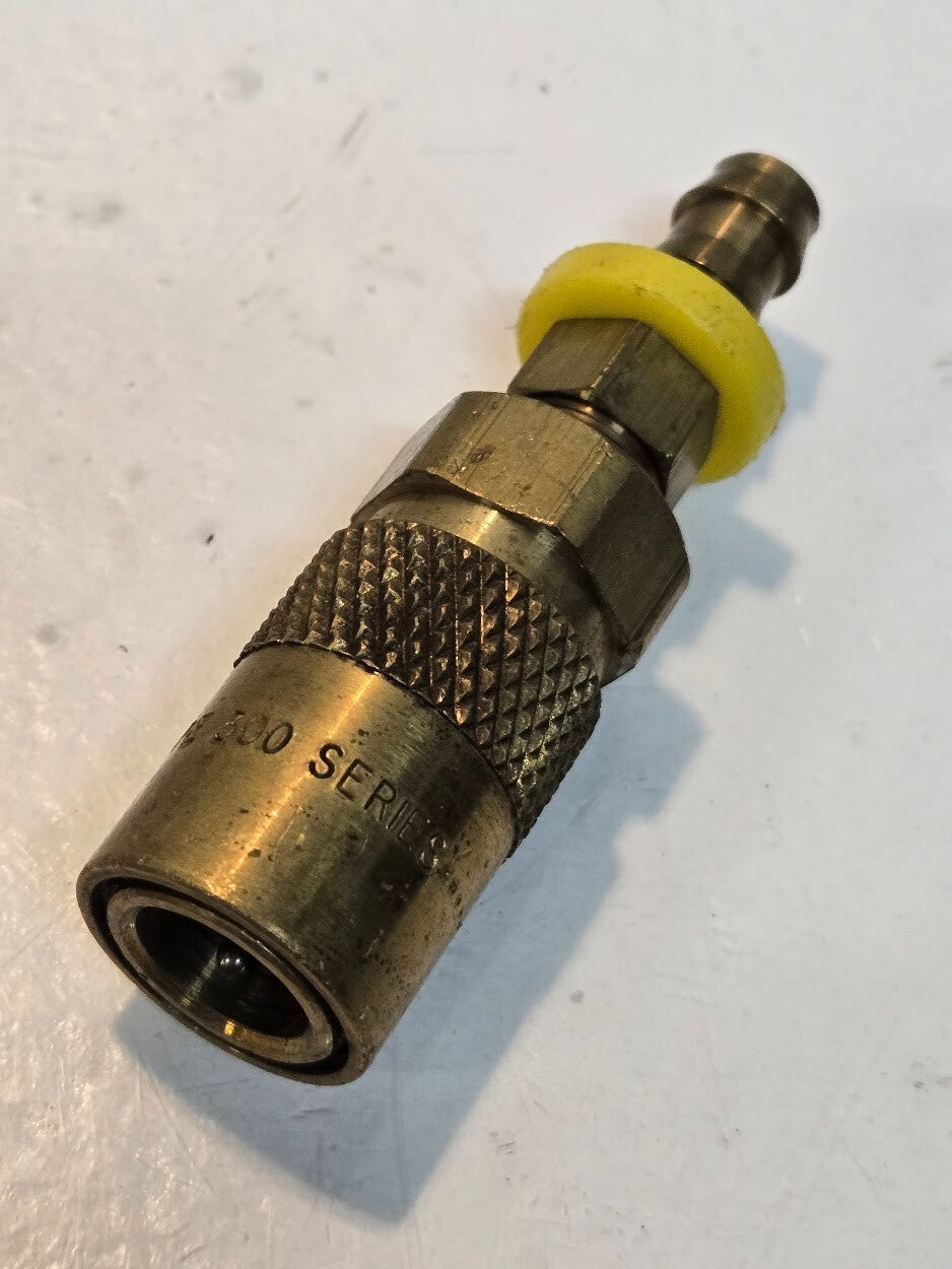 7 Quantity of PPE 300 Series 1/4" Quick Connect Couplings 3/8" Push-Lok (7 Qty)
