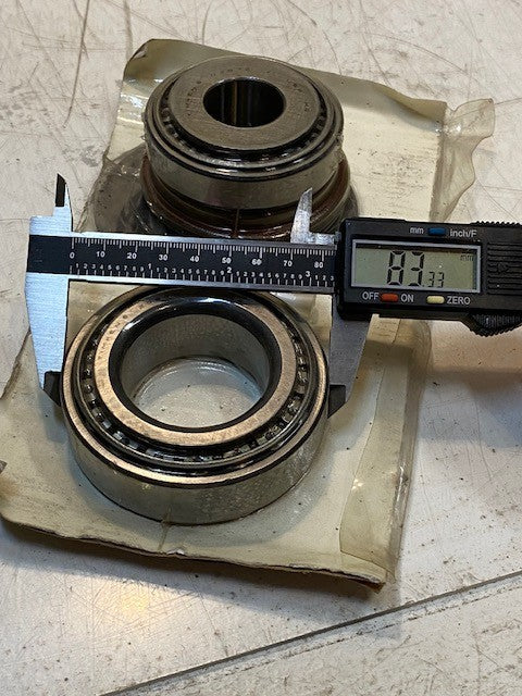 Set of 2 Different Timken Bearings 25590 (83mm OD) & 02872 (73mm OD)