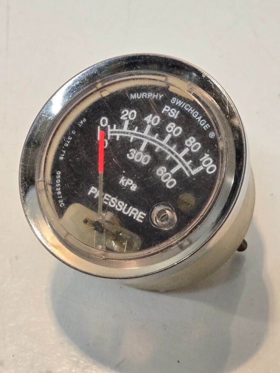 Murphy Swichgage A25PG-100 | 05-70-4350 | 0-100 PSI | 2 7/8" Dial Diameter | W-9