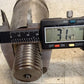 Hydraulic Pump Shaft 18-3/8 In Long Steel Drive Shaft Industrial 1329902C1-9E