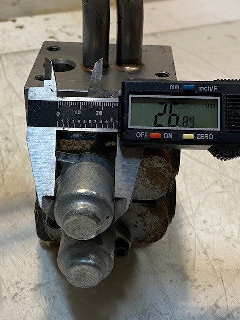 Hydraulic Spool Valve Assembly 2-Spool 27mm Valves