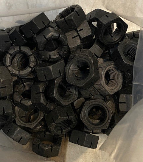 88 Qty of Hexagon Slotted Plain Sheet Spring Nuts 5310-00-405-2598 (88 Qty)