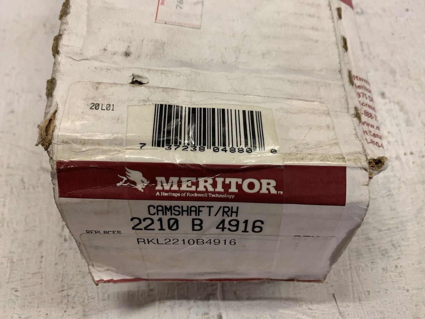 Meritor 2210B4916 Engine Camshaft Cam/Rh