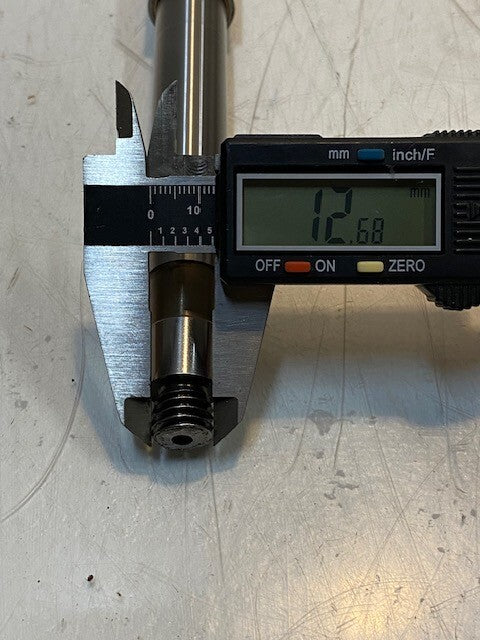 Worm Gear Winch Auger Shaft 0820-3420-060 | 11-1/2" Long 28mm OD 13mm Thread