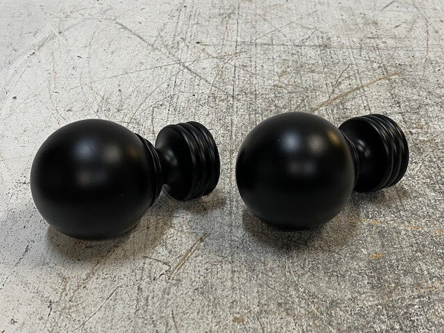 2 Qty of Wayfair Meservet Sphere Finials 2-1/2" OD 4" Length (2 Quantity)