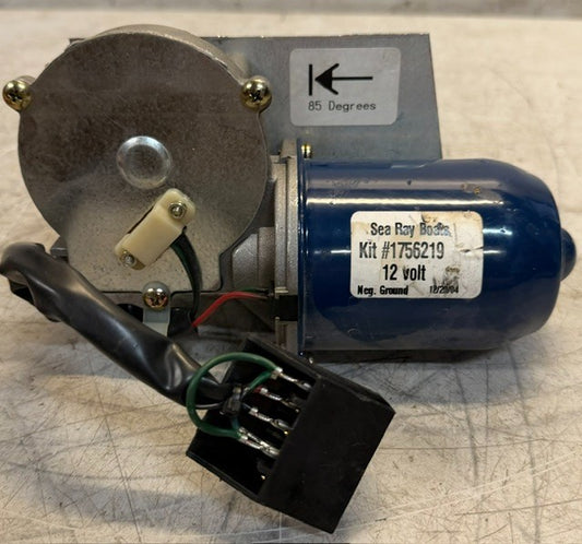 Sea Ray Boats 12-Volt Windshielf Wiper Motor Kit 1756219 | 85 Degree Sweep Angle