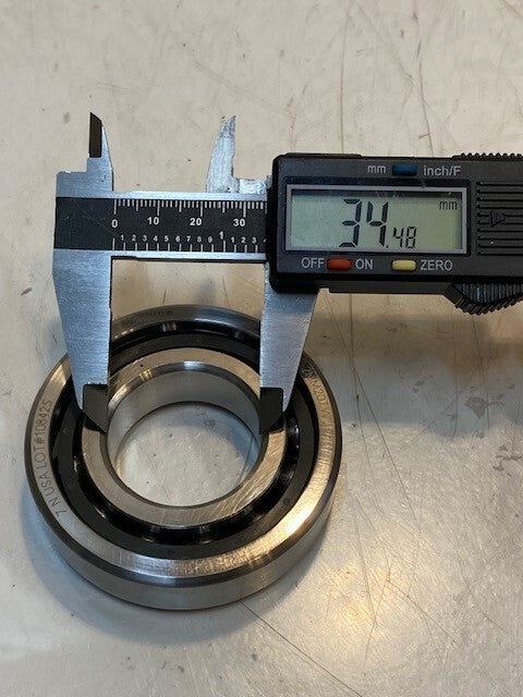 FAFNIR 2MM207WI | 2MM207WI-C1 Angular Contact Ball Bearing 72mm OD 34mm Bore