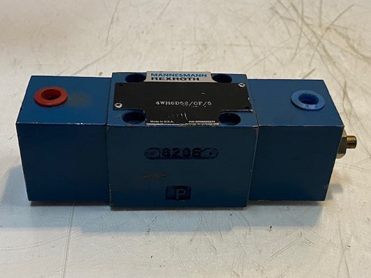 Rexroth 4WH6D52/OF/5 Hydraulic Directional Valve BTA