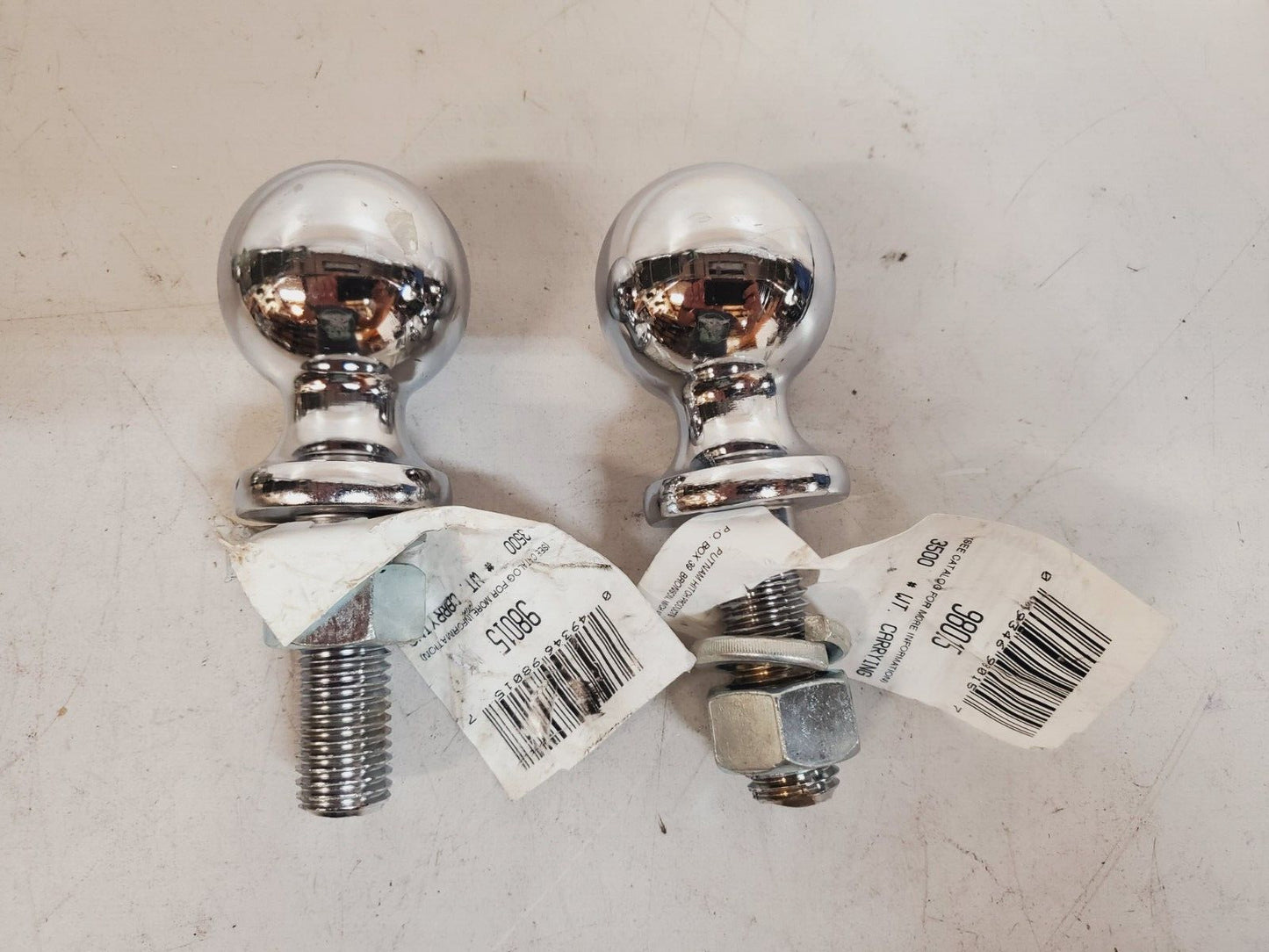 4 Qty. of Putnam Trailer Hitch Balls 2" | 2000 & 3500Lb | 98015 & 98045 (4 Qty)