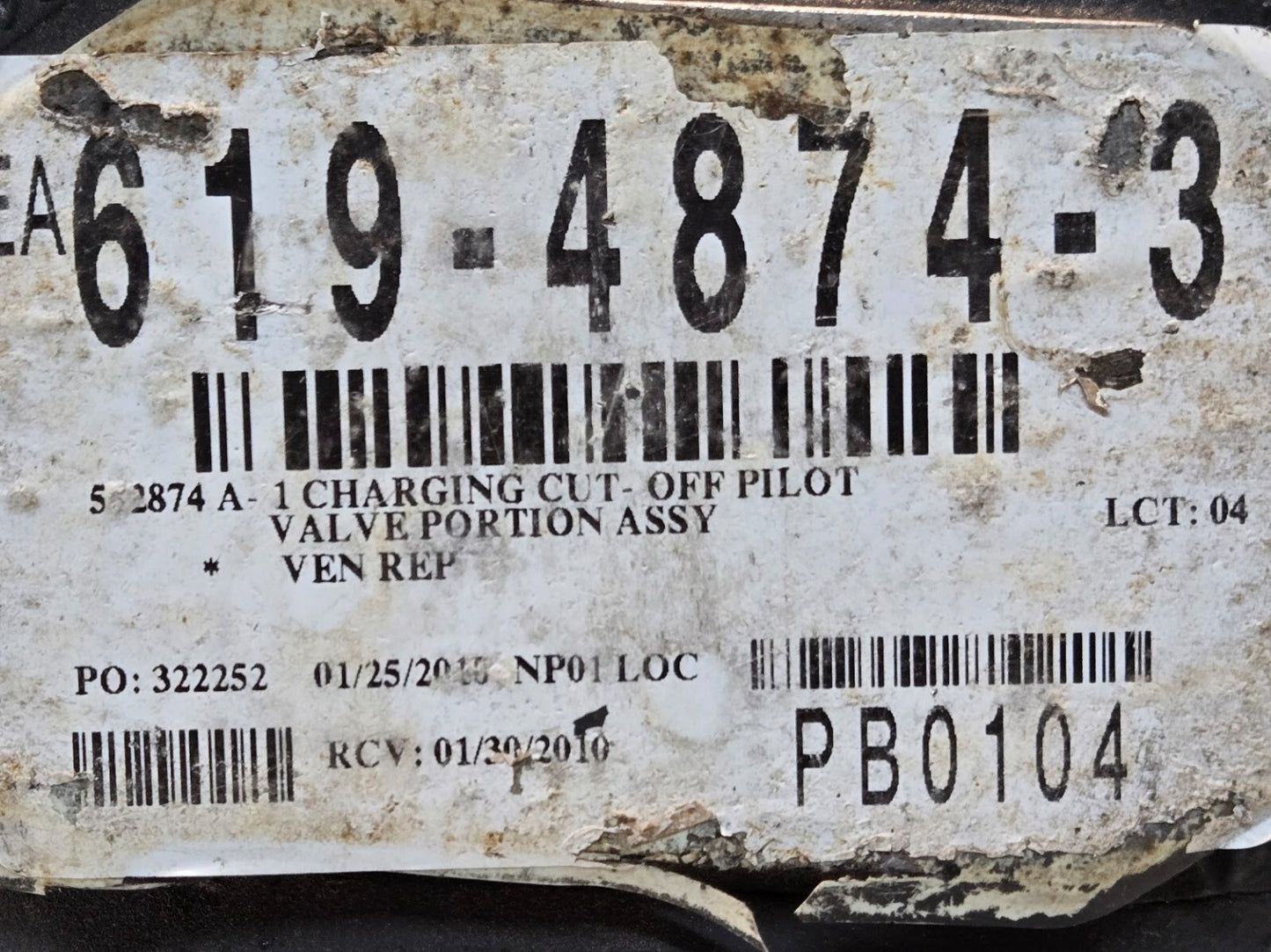 Charging Cut-Off Pilot Air Brake Valve TA42090 | 4218 | LAC XX F | 619-4874-3