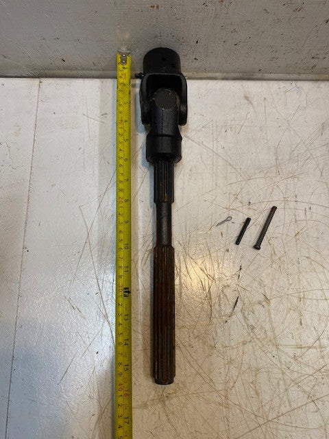 Walker Manufacturing Shear Pin U-Joint Drive Shaft 15-Spline 15-1/2" L 24mm Bore