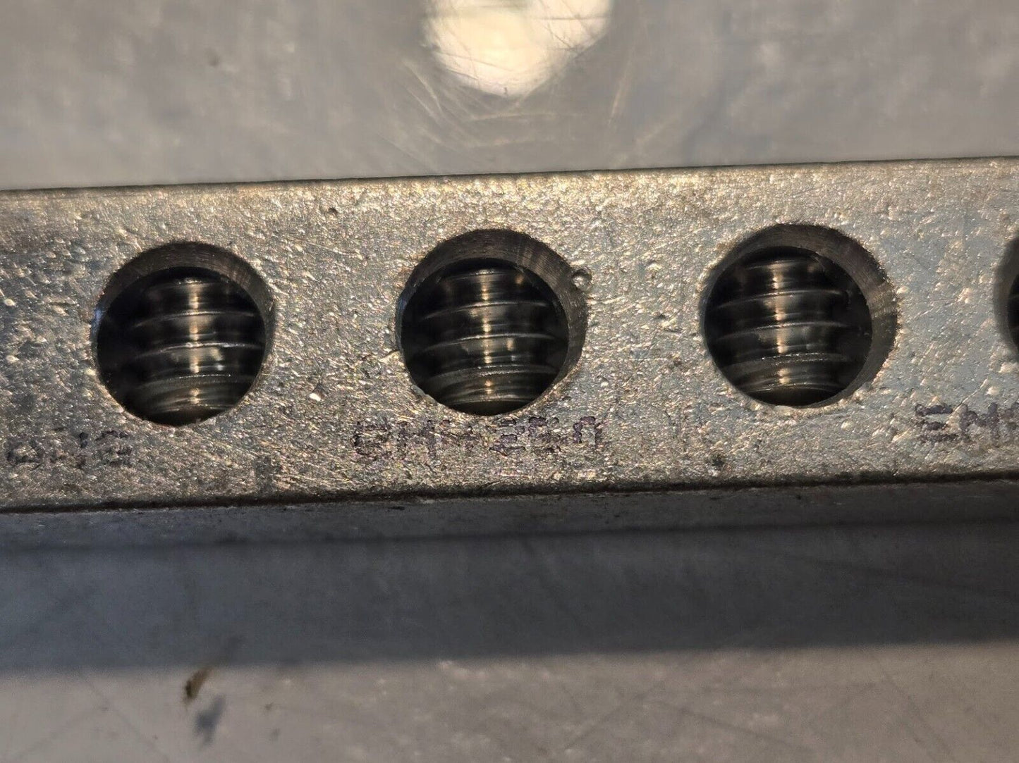 6 Quantity of EM4250 14-6 AWG 9 Place Grounding Blocks | 5" Long (6 Quantity)