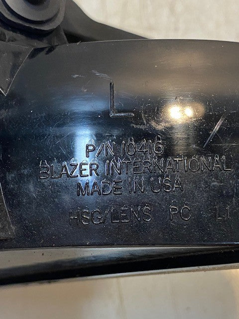 Blazer International Fog Lamp Light Assembly 10416 SAE F 99 Blazer 02-8PL 19018