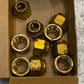 10 Quantity of Parker Brass 45 Deg Flare Nut Fittings X14FSX-6 (10 Quantity)