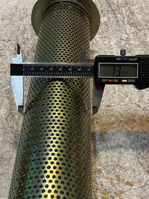 Hydraulic Element Filter MFG-00736, 19207S0CN12477556, 13" H 37mm Bore 73mm OD