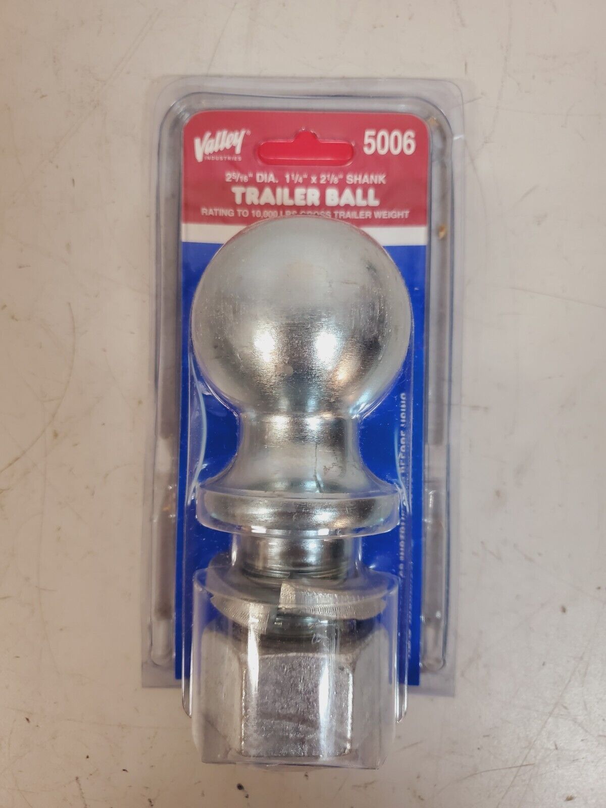 8 Qty. of Valley Trailer Ball 5006 | 10000Lb | 1-1/4"x2-1/8" Dia 2-5/16" (8 Qty)