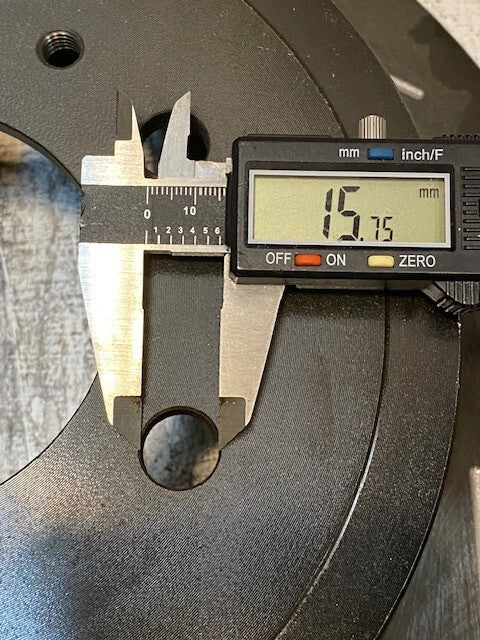 EBC Precision Slotted Brake Rotor 6-Lug x 135mm Bolt Pattern 90mm Bore 16mm Lug