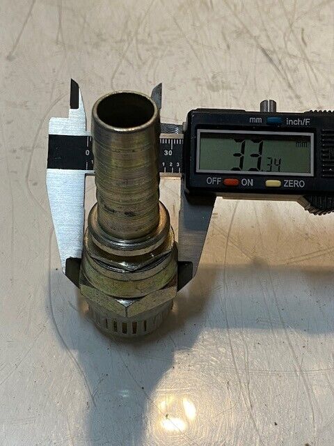 5 Quantity of Gates 12MPX Barb Flare Hose Hex Fittings (5 Quantity)