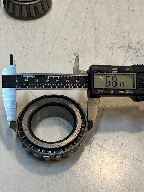 3 Quantity of Timken 24780 Cone Bearings 68mm OD 41mm Bore 23mm Thick (3 Qty)