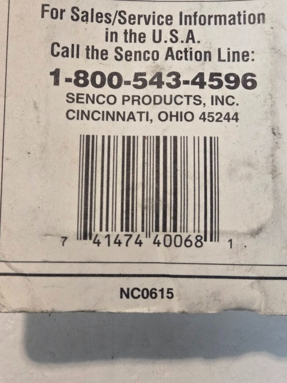 12 Quantity of Senco Air Couplers PC0503 1/4" Body x 1/4" NPT (12 Quantity)