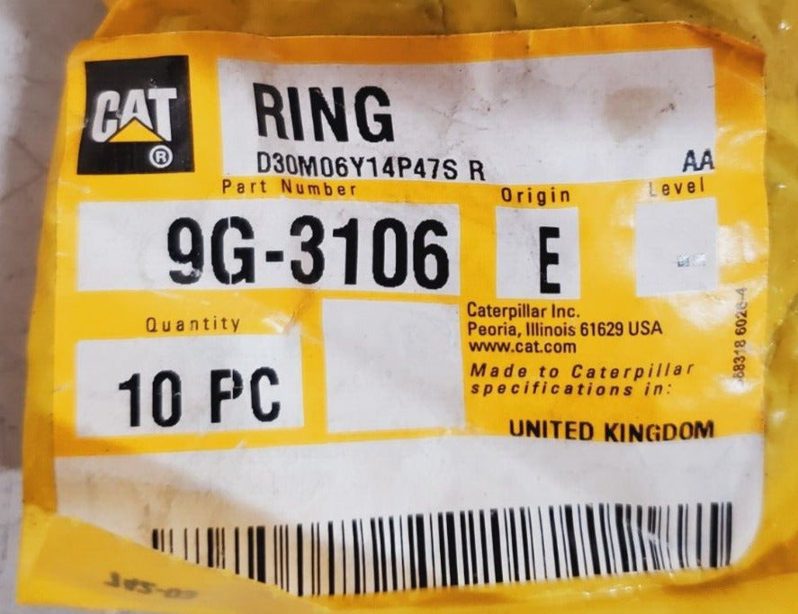 10 Quantity of CAT Rings 9G-3106 | D30M06Y14047S R | CATAAE-9G3106 (10 Qty)