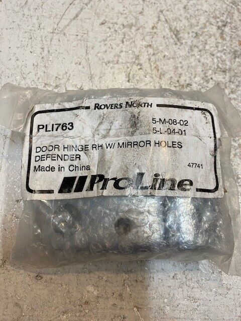 Rovers North ProLine PLI763 Door Hinge RH w/ Mirror Holes Defender 5-M-08-02