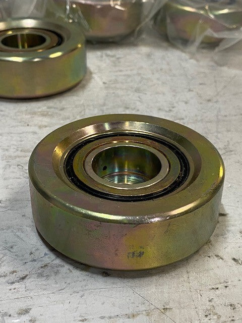 8 Lot Yellow Bearings 78mm OD 28mm ID 27mm Width 14mm Bottom Hole (8 Quantity)