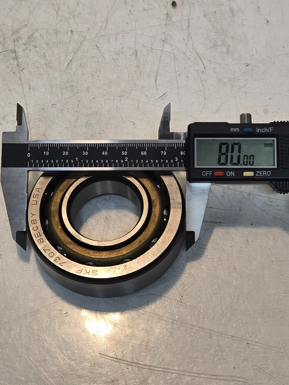 SKF 7307 BECBY Angular Contact Ball Bearing | 80 mm OD 35 mm ID 21 mm Wide