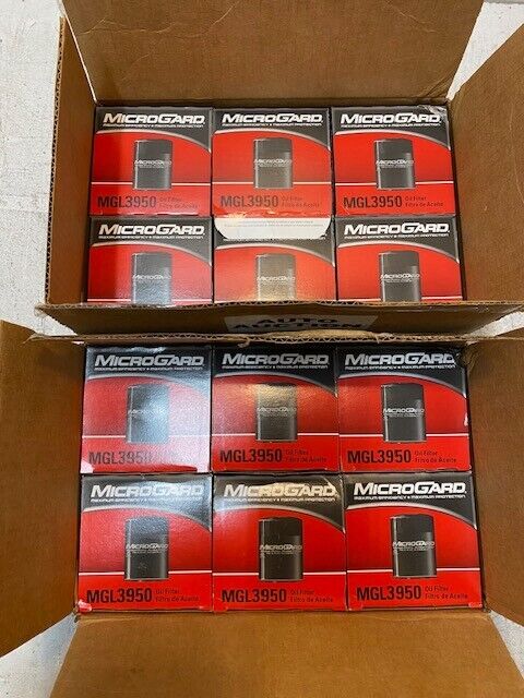 12 Quantity of Microgard MGL3950 Oil Filters (12 Quantity)