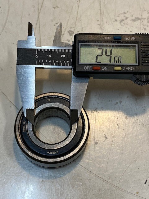 Fafnir 205KLLG2 Ball Deep Groove Radial Bearing 52mm OD 25mm Bore 17mm Thick