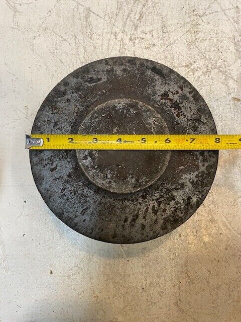 Forged Trailer King Pin Bolster Plate 8" OD 4-1/2" Tall