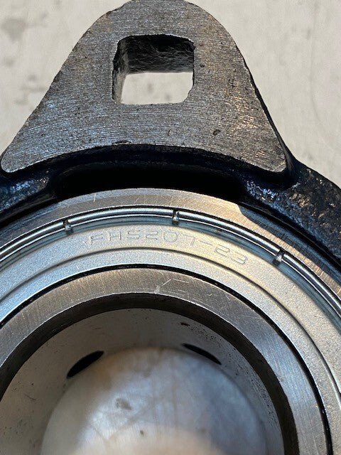 PEER 2-Bolt Flange FX207 Insert Bearing FHS207-23 | 36mm Bore 4-3/4" L 3-1/4" W