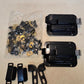 Door Latch Set with Hardware for Bestop 2 Piece Soft Doors | 4-11/16" x 3-5/8"