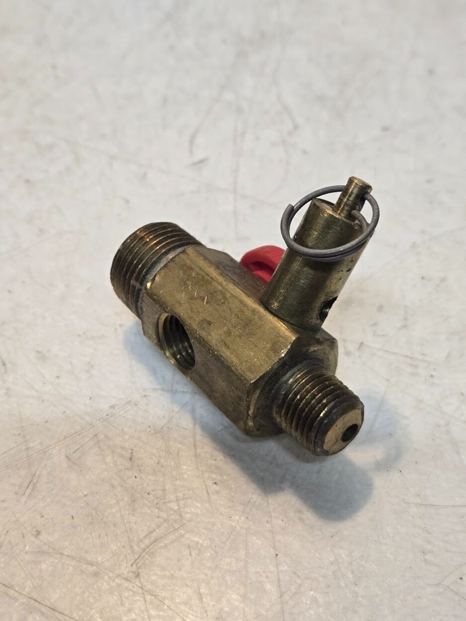3 Quantity of Air Compressor Tank Manifolds 1/2" MPT x 1/4" FPT 140 PSI (3 Qty)